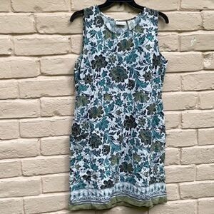Take 50% OFF- White Stag Dresses Floral Green and White, Size-M